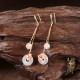 Ladies Jade Drop Earrings