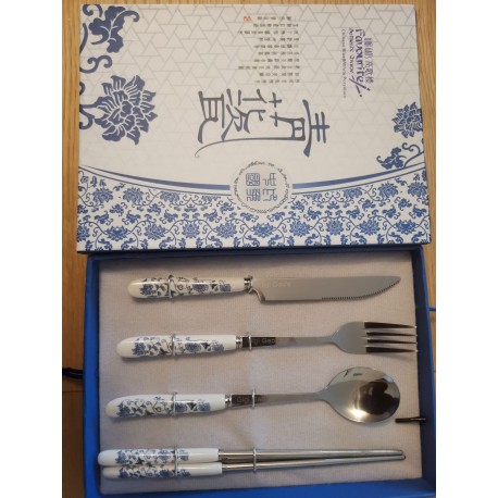 Five Piece Gigi Gao's Ceramic Cutlery Set
