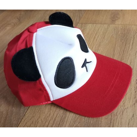 Panda caps - Red